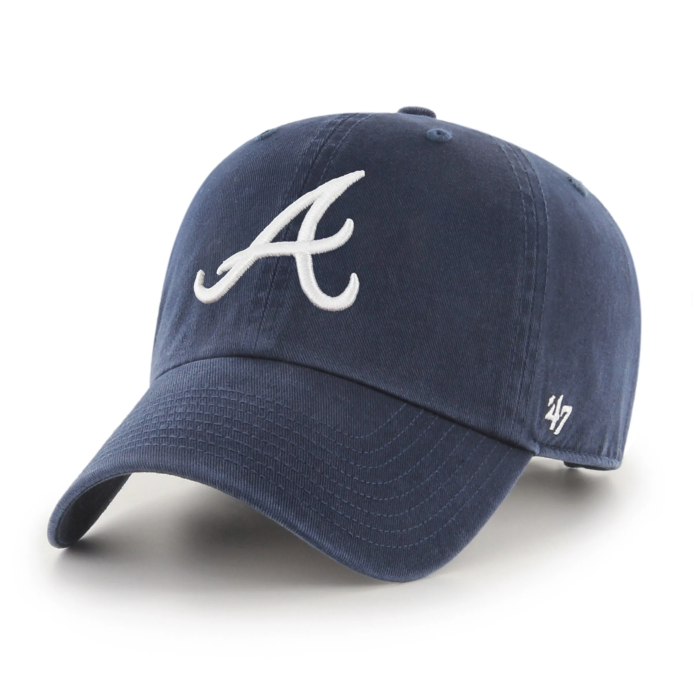 '47 Brand MLB Clean Up Cap | Atlanta Braves | Midnight sold by Bella Chic