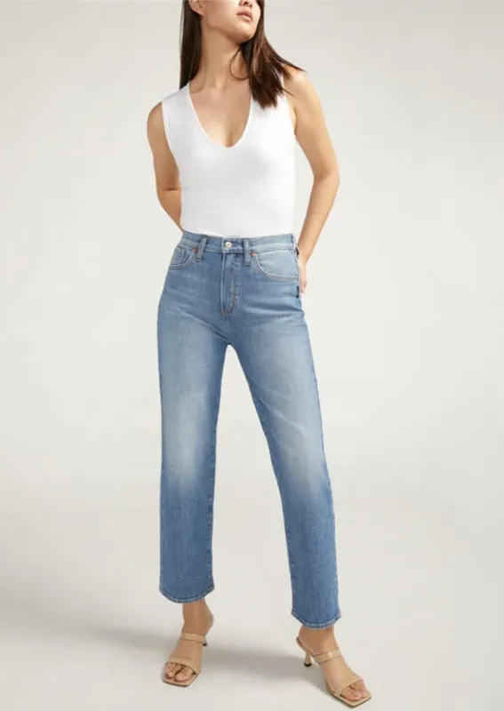 Highly Desirable Straight Jean | Indigo sold by Bella Chic