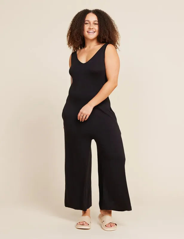 Long Jumpsuit | Black sold by Bella Chic
