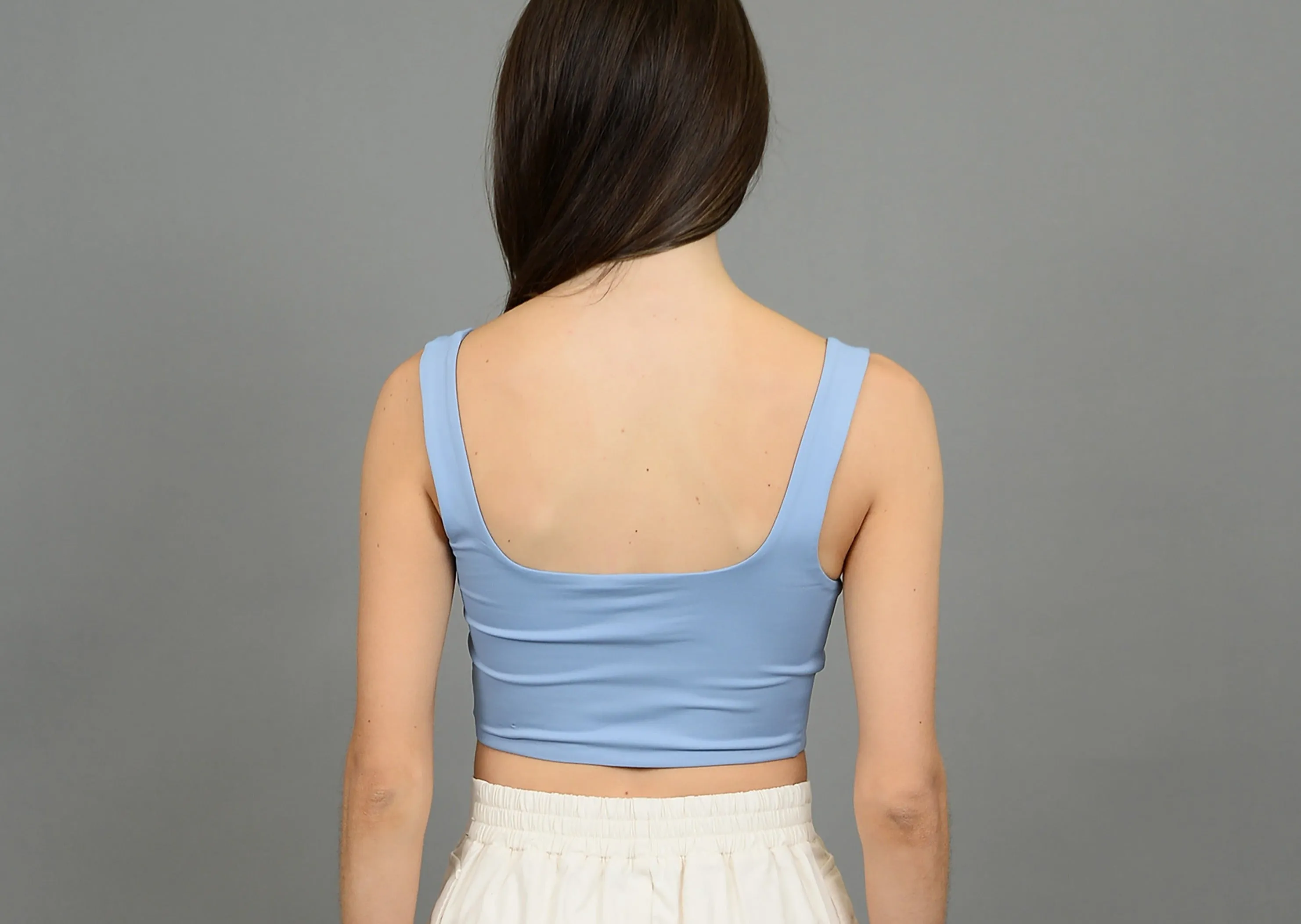 Catherina Crop Tank | Blue Shadow sold by Bella Chic product image thumbnail 3