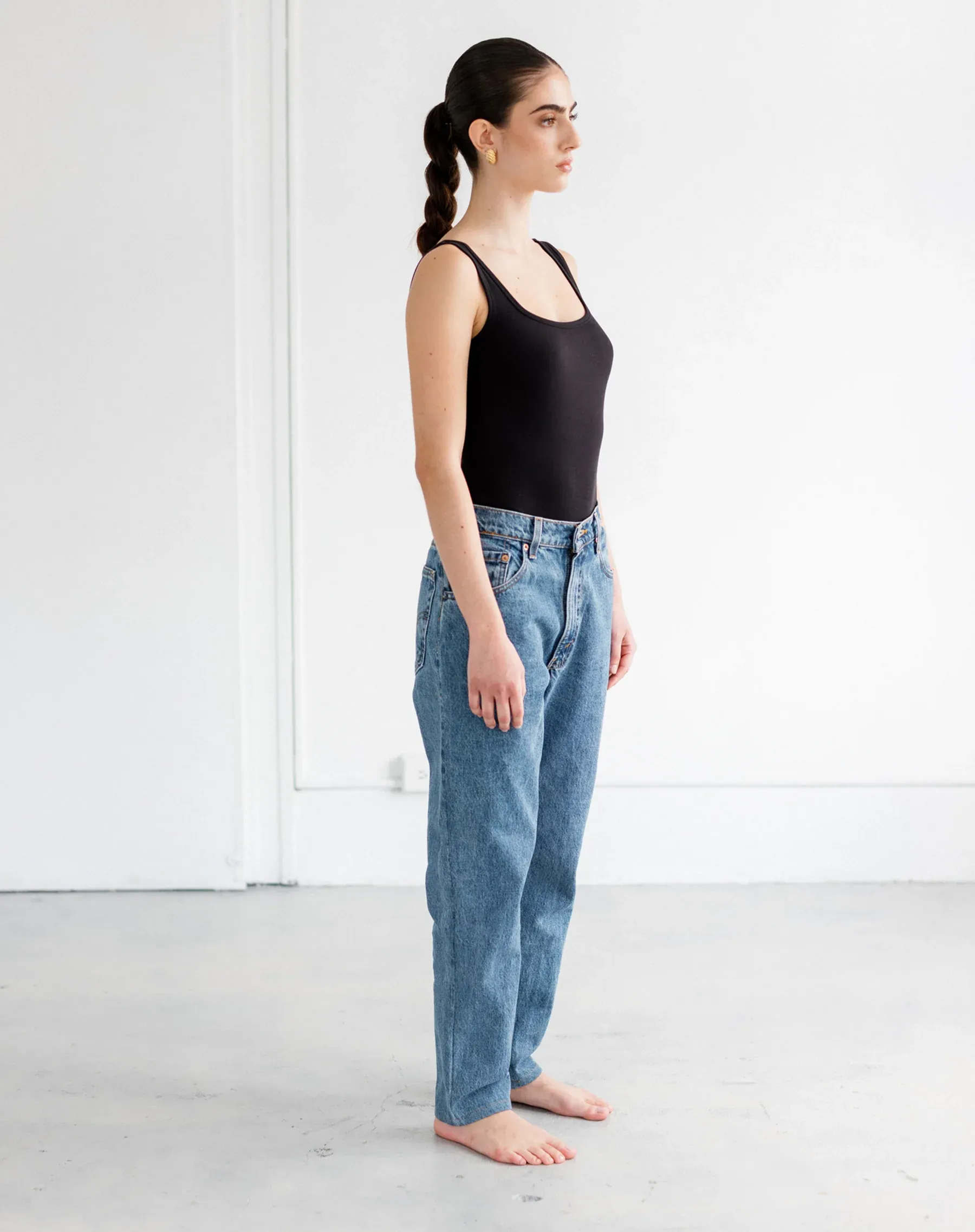 The Ribbed Bodysuit | Black sold by Bella Chic product image thumbnail 4