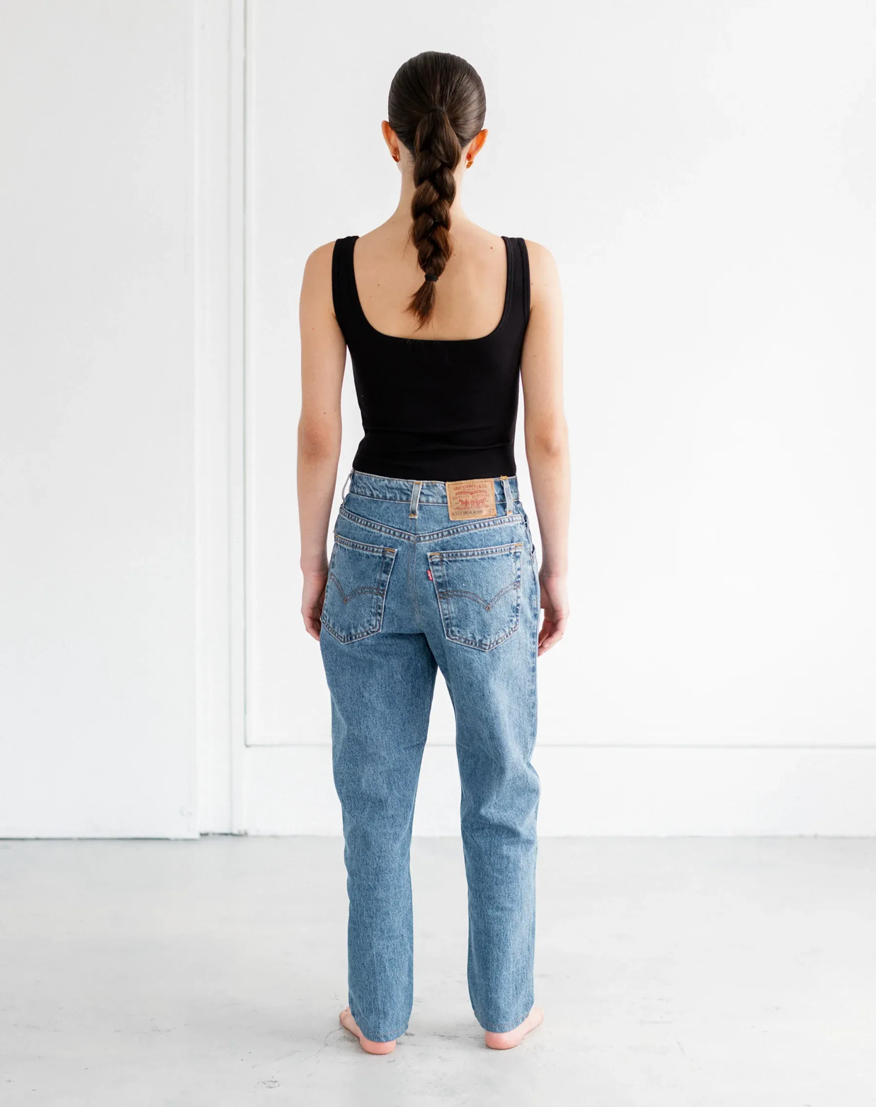 The Ribbed Bodysuit | Black sold by Bella Chic product image thumbnail 5