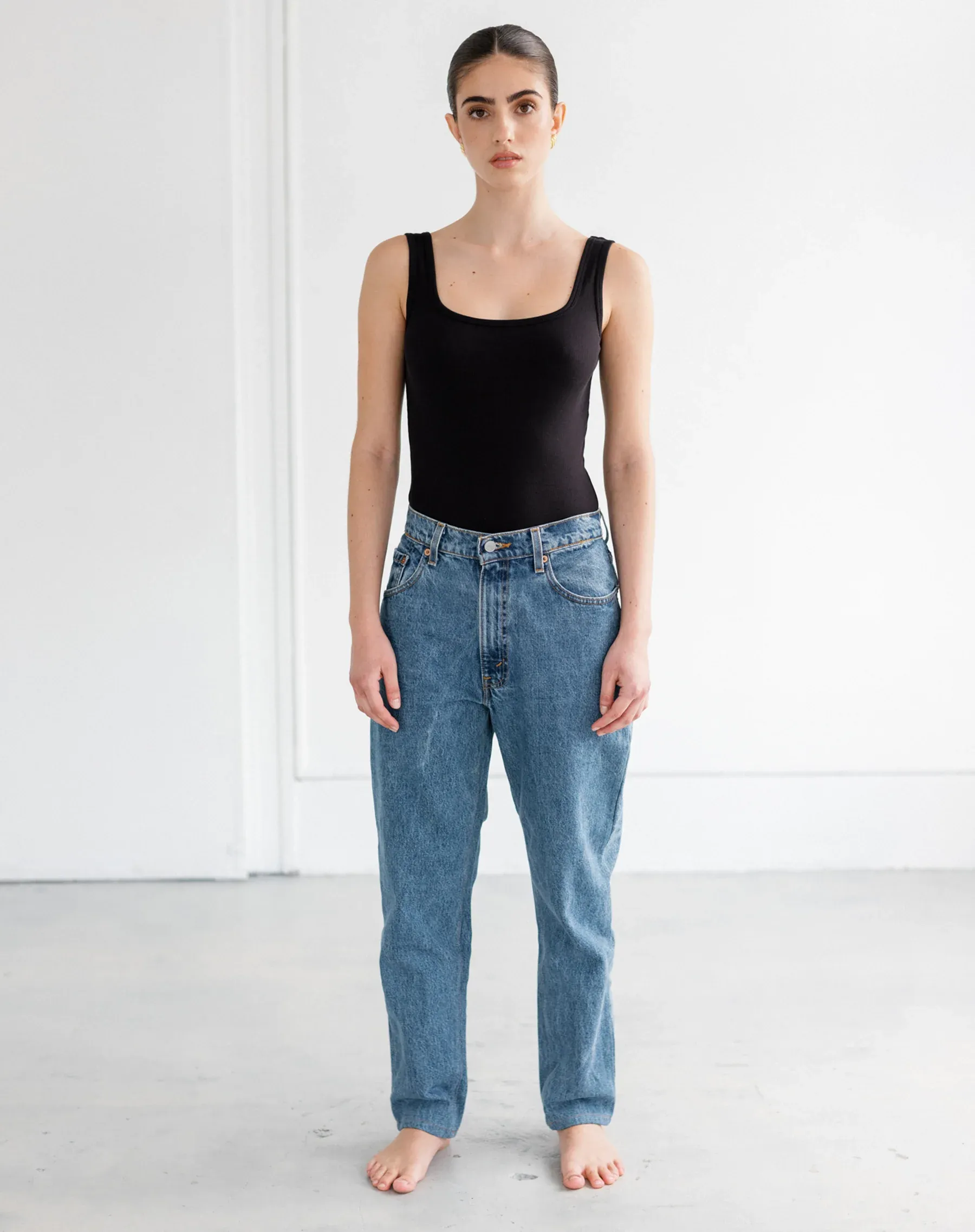 The Ribbed Bodysuit | Black sold by Bella Chic product image thumbnail 2