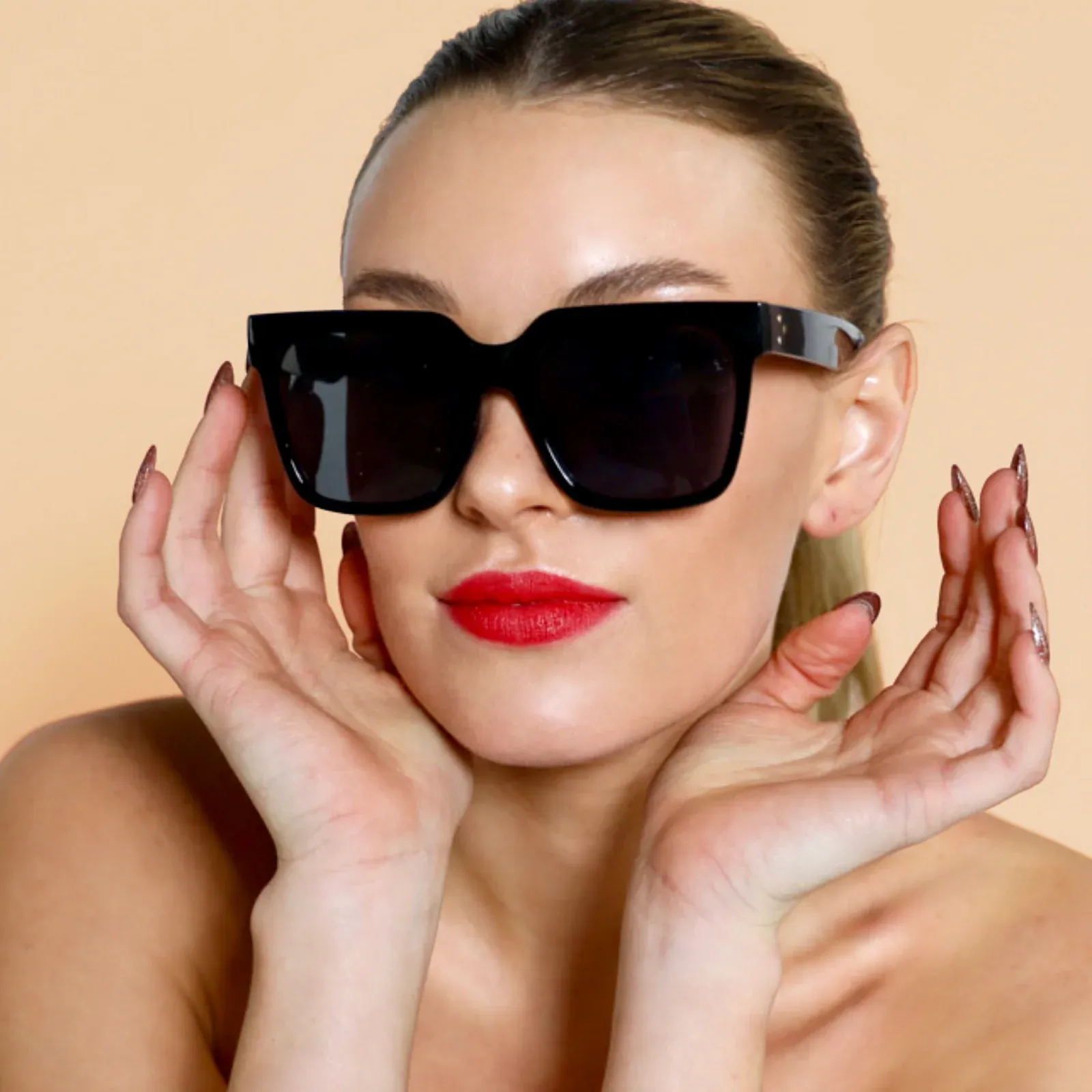 Shady Lady Vanessa Sunnies | Black sold by Bella Chic product image thumbnail 2