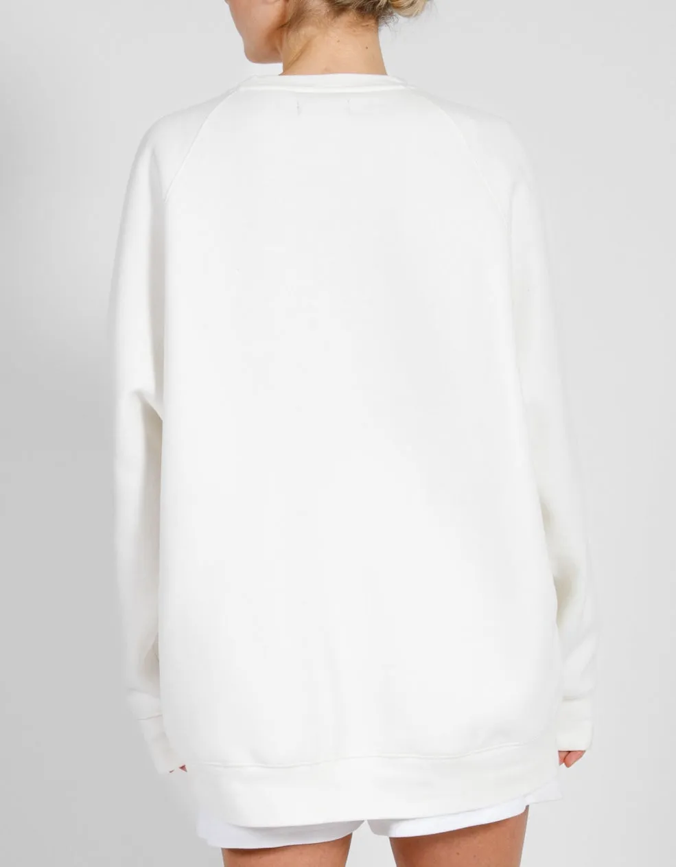 Kind Club Not Your Boyfriend's Crew | Coconut Cream w/ French Blue sold by Bella Chic product image thumbnail 4