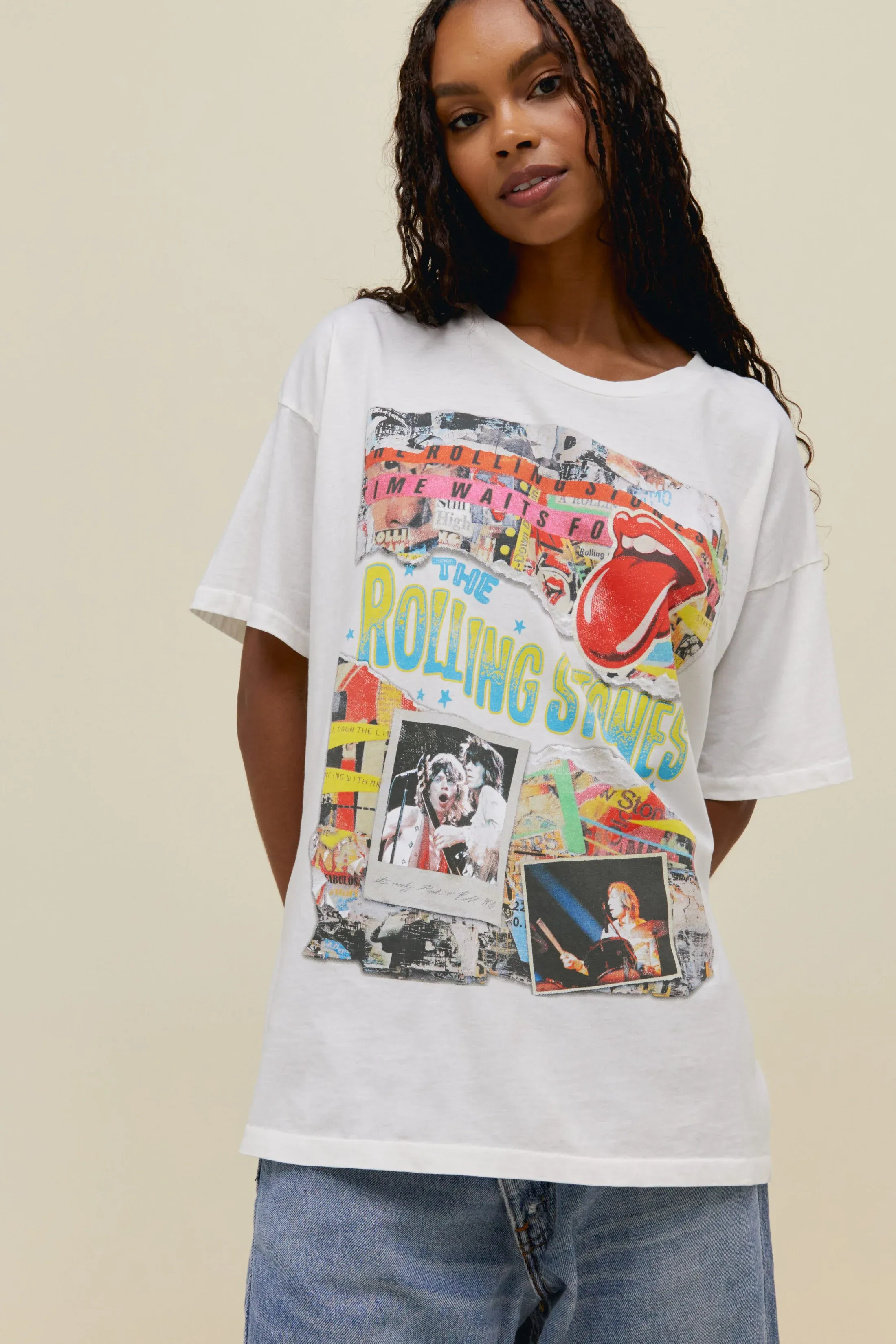 Rolling Stones Time Waits For No One Merch Tee sold by Bella Chic product image thumbnail 2