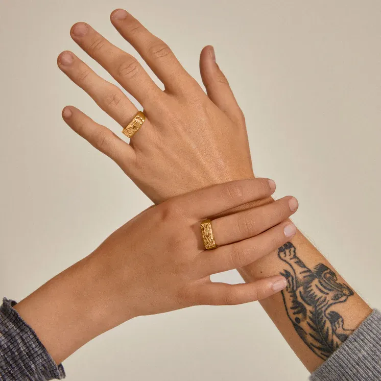 Star Recycled Ring | Gold Plated sold by Bella Chic product image thumbnail 2