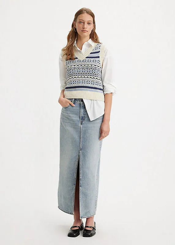 Ankle Column Split Skirt sold by Bella Chic