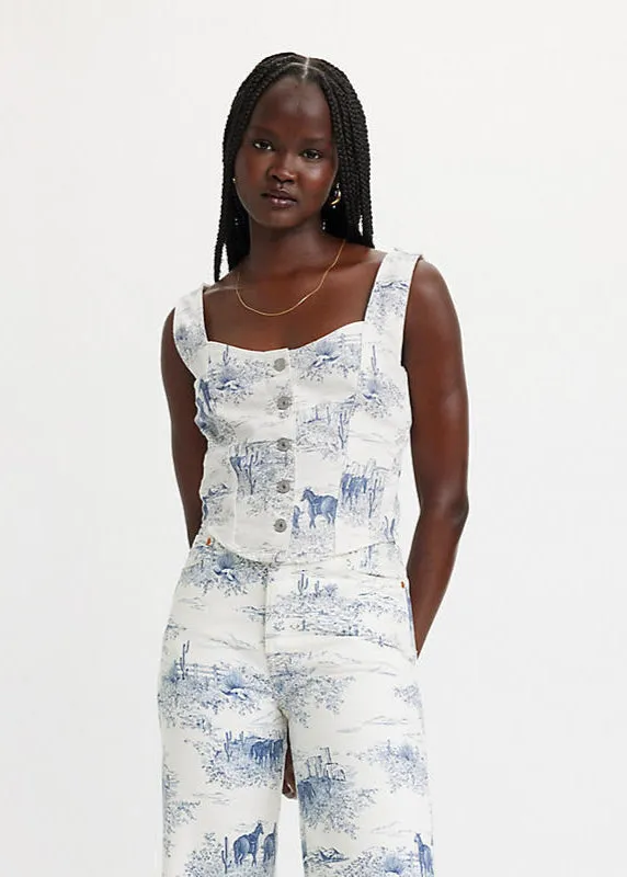 Alani Denim Corset sold by Bella Chic product image thumbnail 3