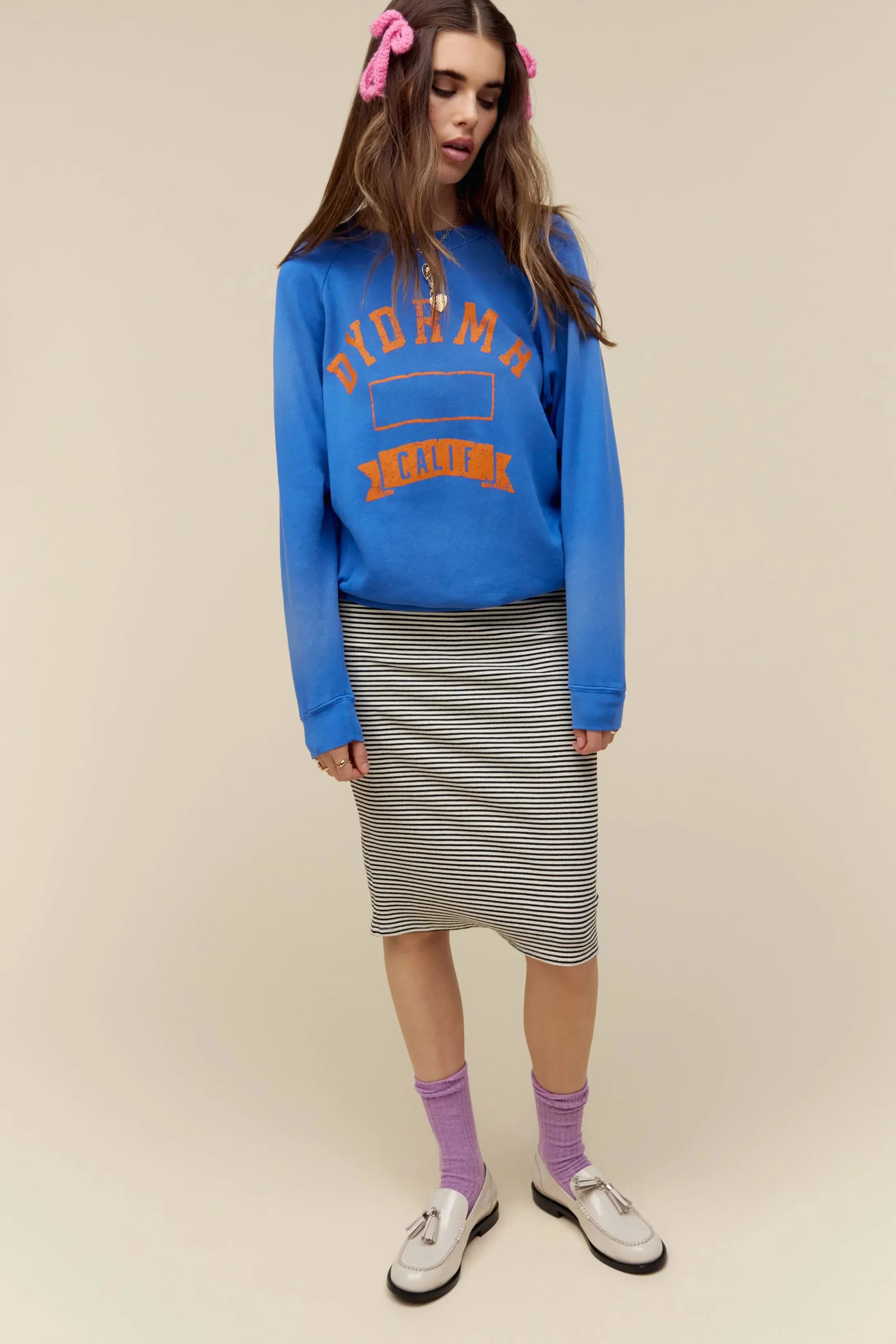 DYRMR Collegiate Vintage Sweatshirt sold by Bella Chic product image thumbnail 3