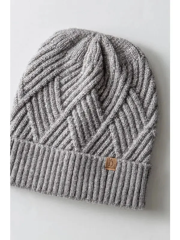 Textured Knit Beanie sold by Bella Chic product image thumbnail 2