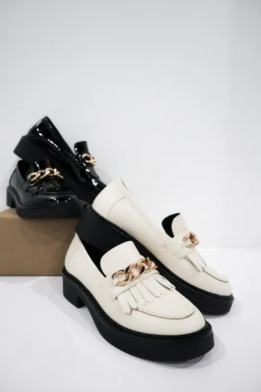 Christian Loafer | Alabaster sold by Bella Chic