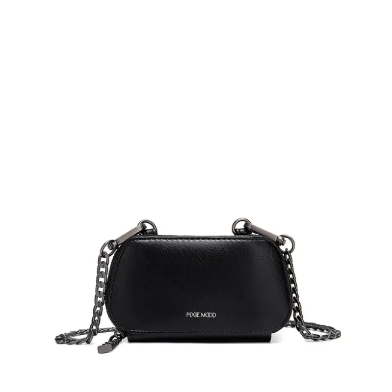 Charlie Micro Chain Bag | Black sold by Bella Chic