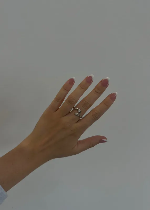Hug Ring | Invisible Mental Health | Silver sold by Bella Chic