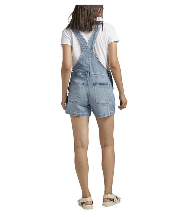 Silver Jeans Relaxed Fit Shortalls | Indigo sold by Bella Chic product image thumbnail 3