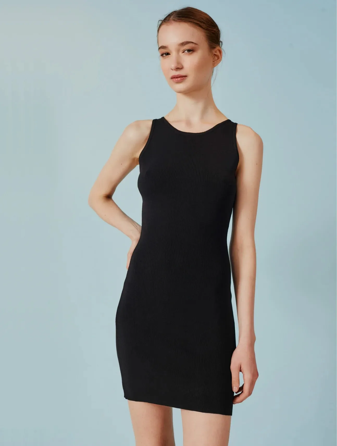 Halley Knit Dress | Black sold by Bella Chic product image thumbnail 3