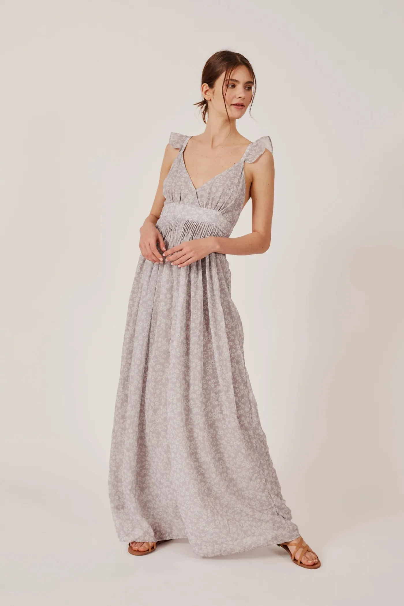 Cannes Floral Dress | Cream sold by Bella Chic product image thumbnail 2