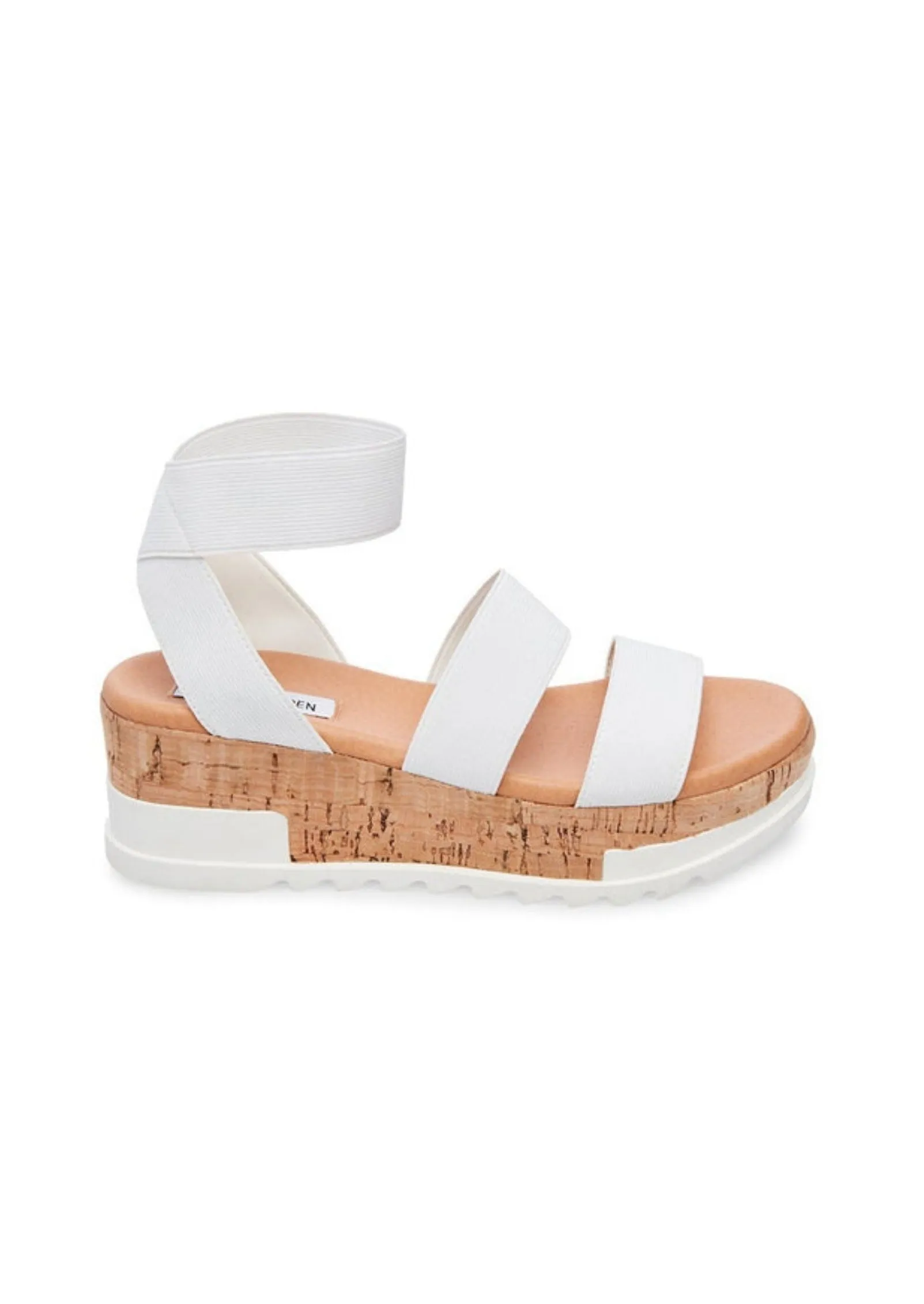 Steve Madden Bandi Sandals | White sold by Bella Chic product image thumbnail 3