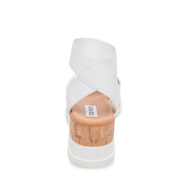 Steve Madden Bandi Sandals | White sold by Bella Chic product image thumbnail 5