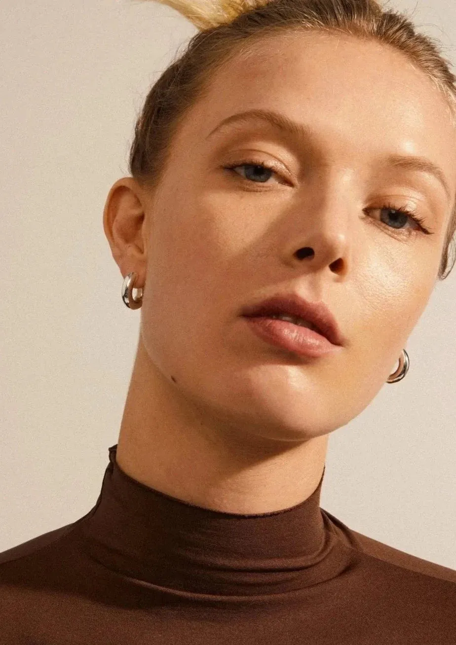 Aica Chunky Hoop Earrings sold by Bella Chic