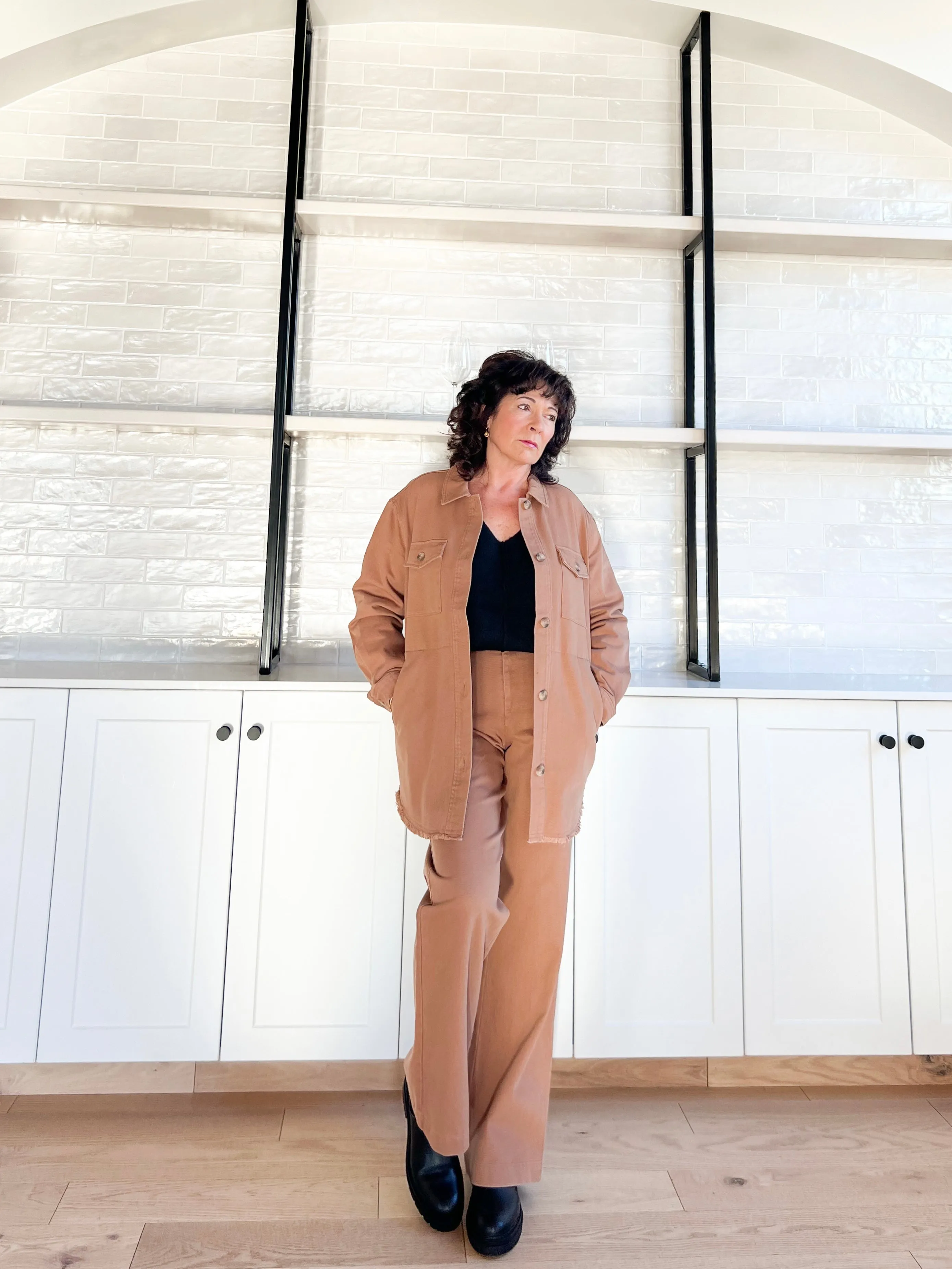 Fulton Pants | Latte sold by Bella Chic