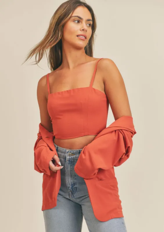 Make It Up Cropped Cami | Spicy sold by Bella Chic