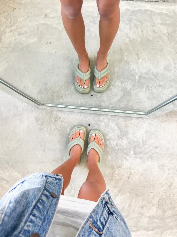 Bonnie Sandal | Sage made by CCOCCI