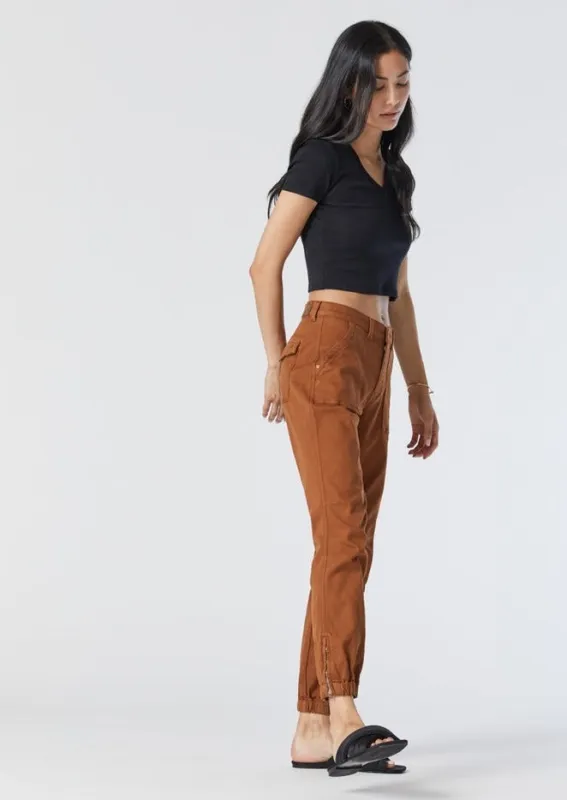 Ivy Slim Cargo Pants | Roasted Pecan Twill made by Mavi