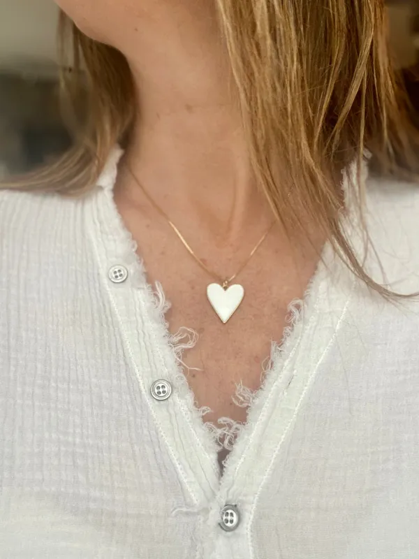 Happy Hearts Necklace | Large made by Bella Chic