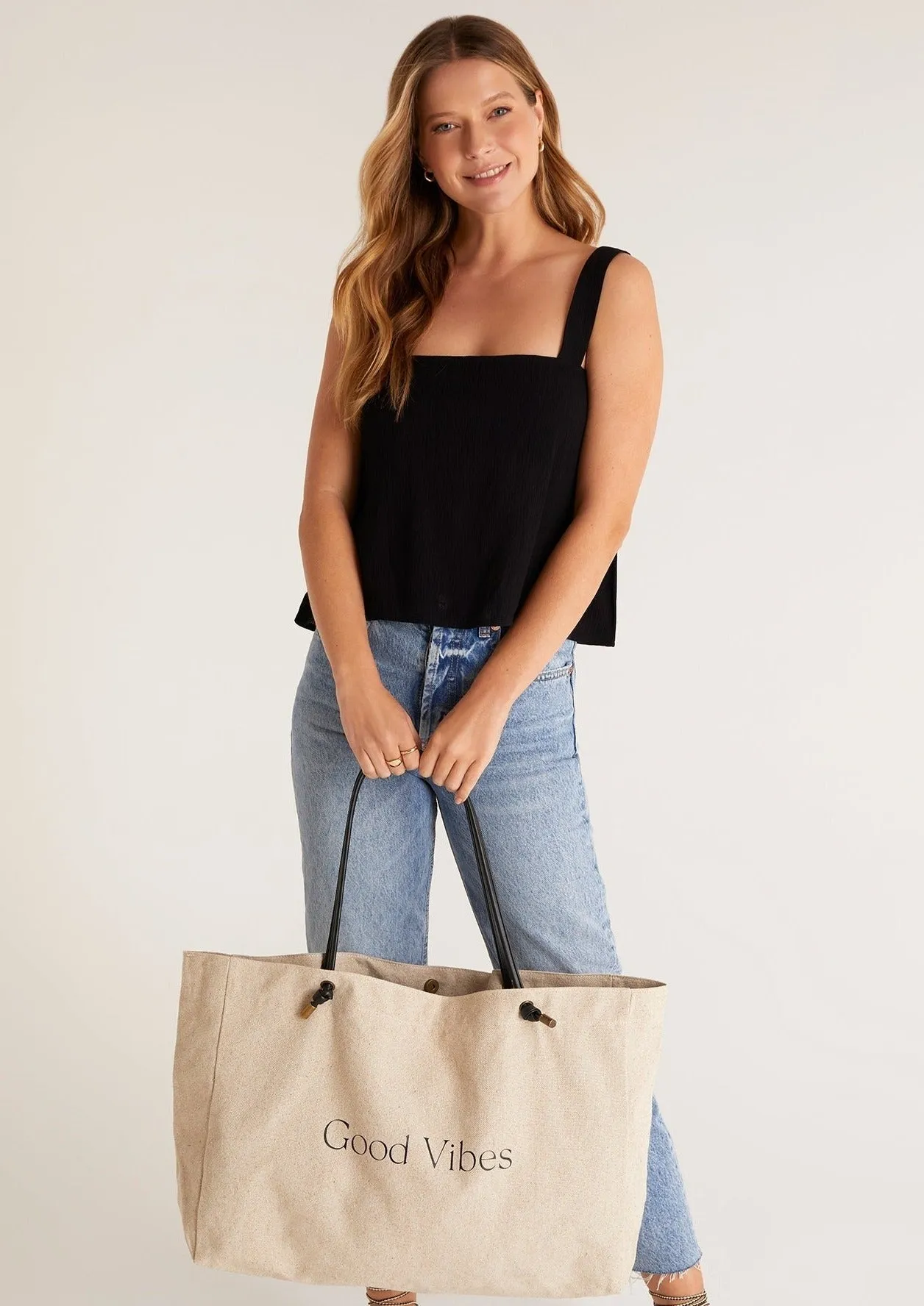 Z Supply Canvas Tote sold by Bella Chic product image thumbnail 2
