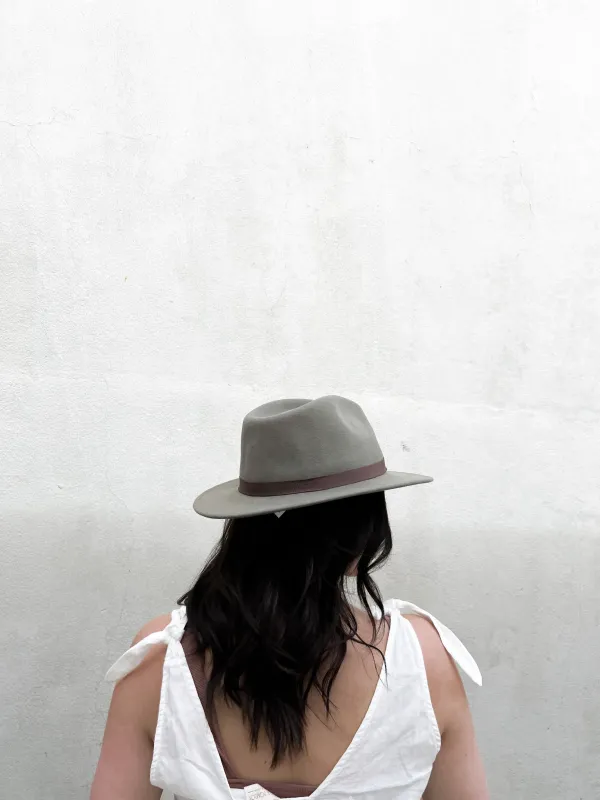Brixton Messer Packable Fedora | Mermaid sold by Bella Chic