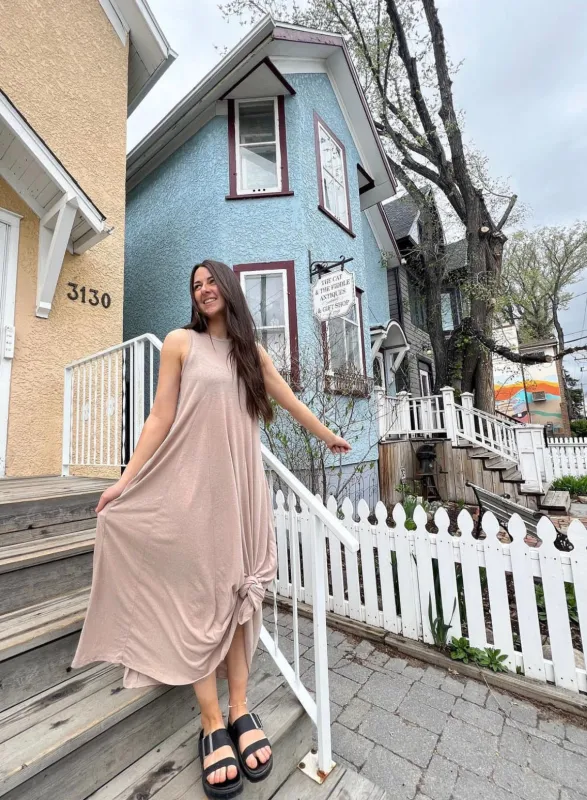 Varley Triblend Midi Dress made by Bella Chic