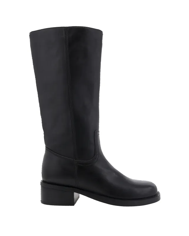 Jamison Boot | Black Burnished sold by Bella Chic