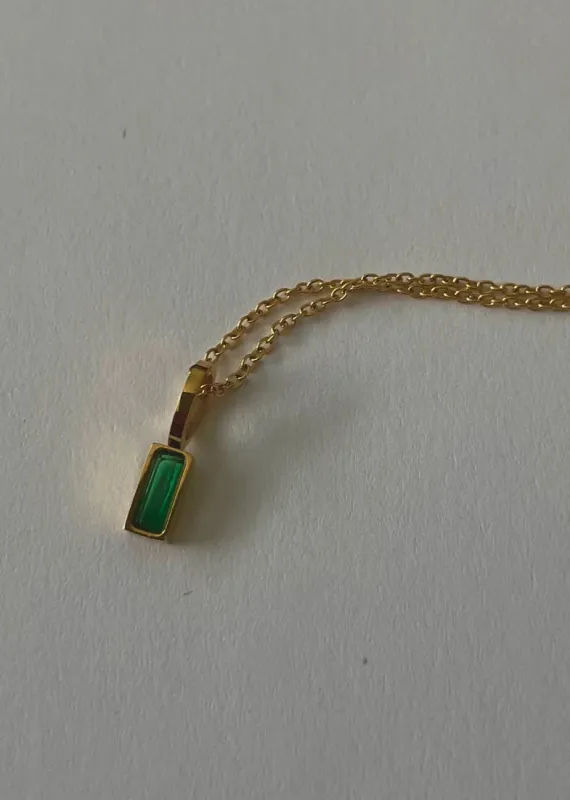 Birthstone Necklace | May made by Bella Chic