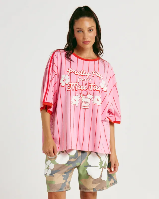 The Mai Tai Tee | Pink sold by Bella Chic