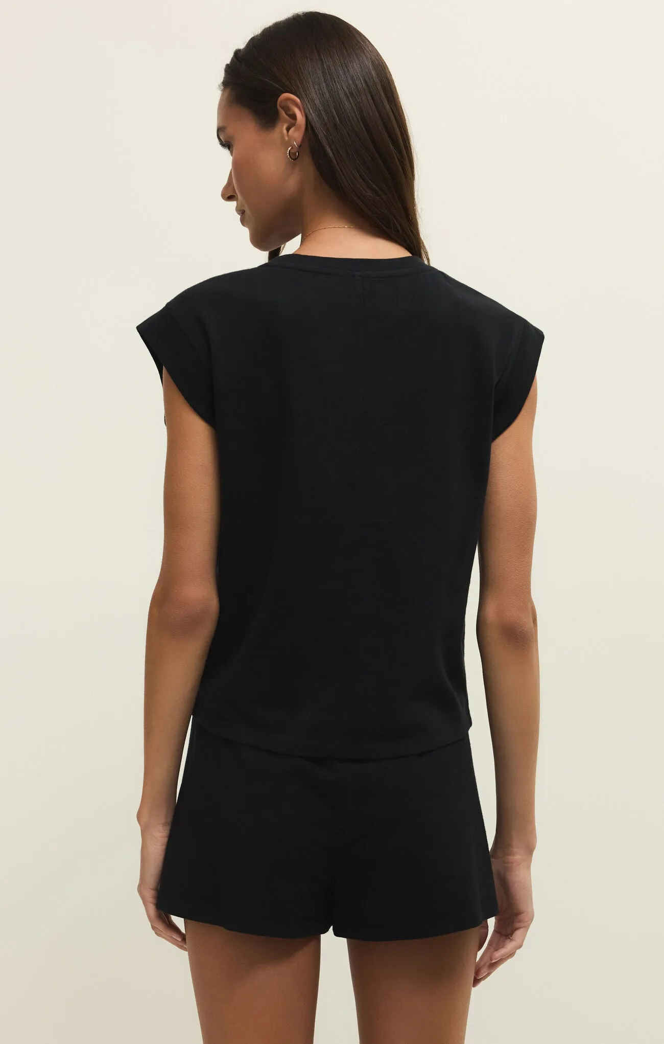 Camino Cotton Jersey Top | True Black sold by Bella Chic product image thumbnail 2