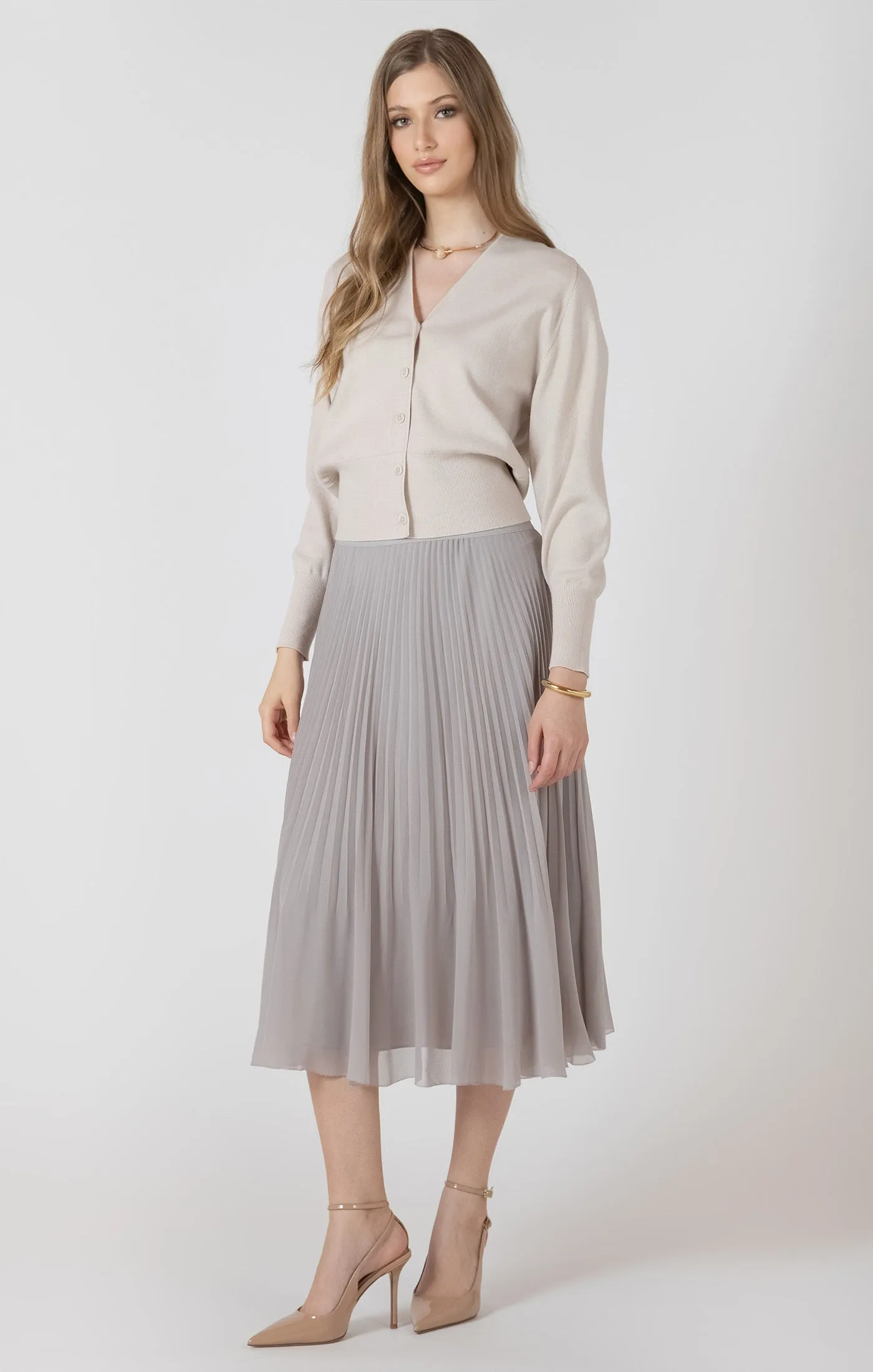 Pleated Skirt | London Fog sold by Bella Chic product image thumbnail 3