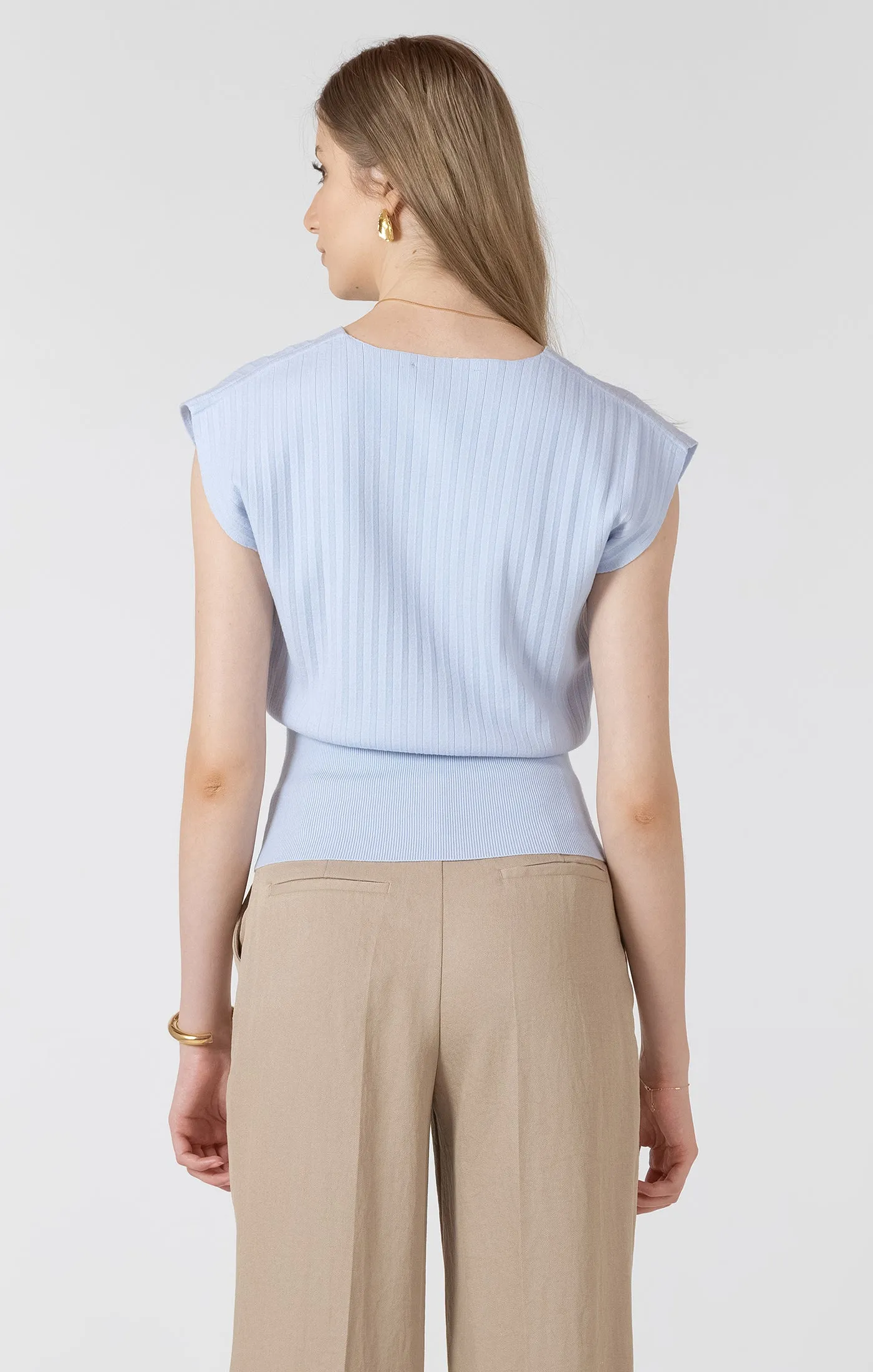 Pleat Lightweight Effect Sweater sold by Bella Chic product image thumbnail 2