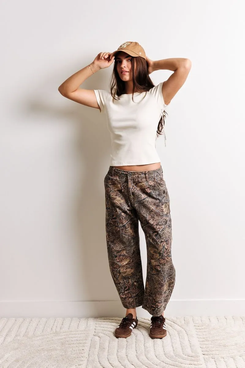 Classic Rib Tee | Ivory White sold by Bella Chic product image thumbnail 2