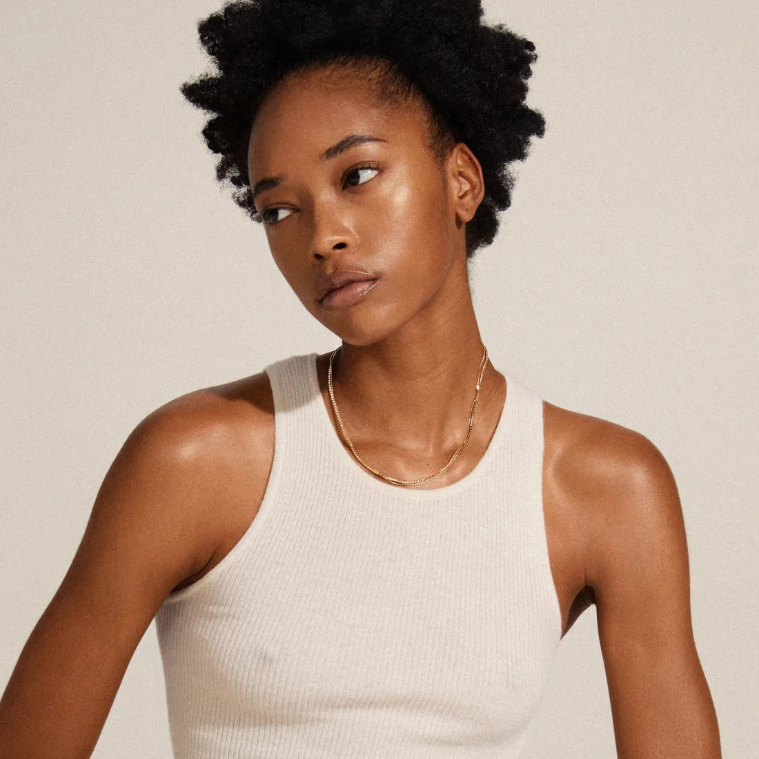 Mille Crystal Layered 2-in-1 Necklace | Gold sold by Bella Chic product image thumbnail 4