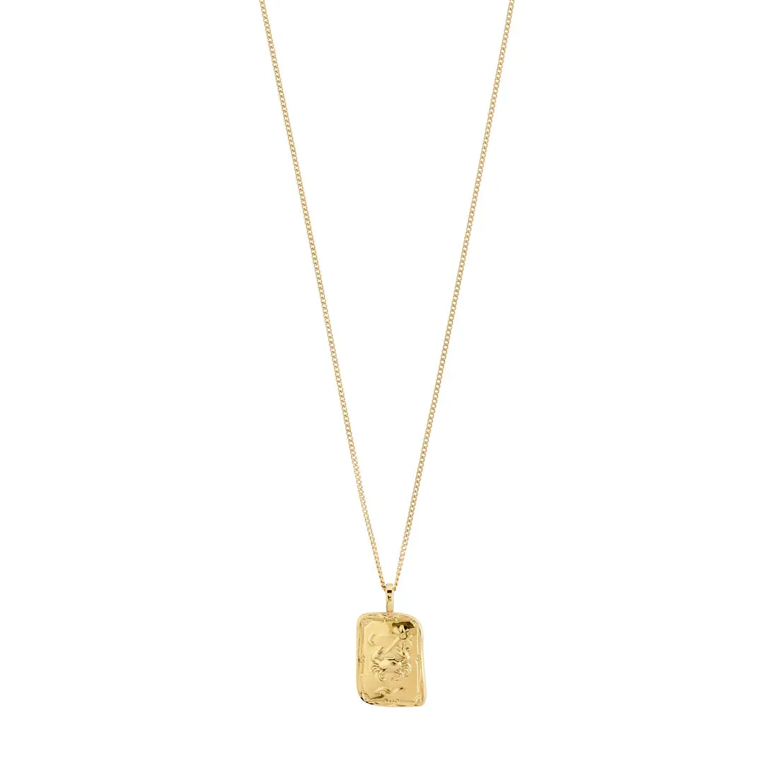 Cancer Recycled Zodiac Sign Necklace | Gold sold by Bella Chic