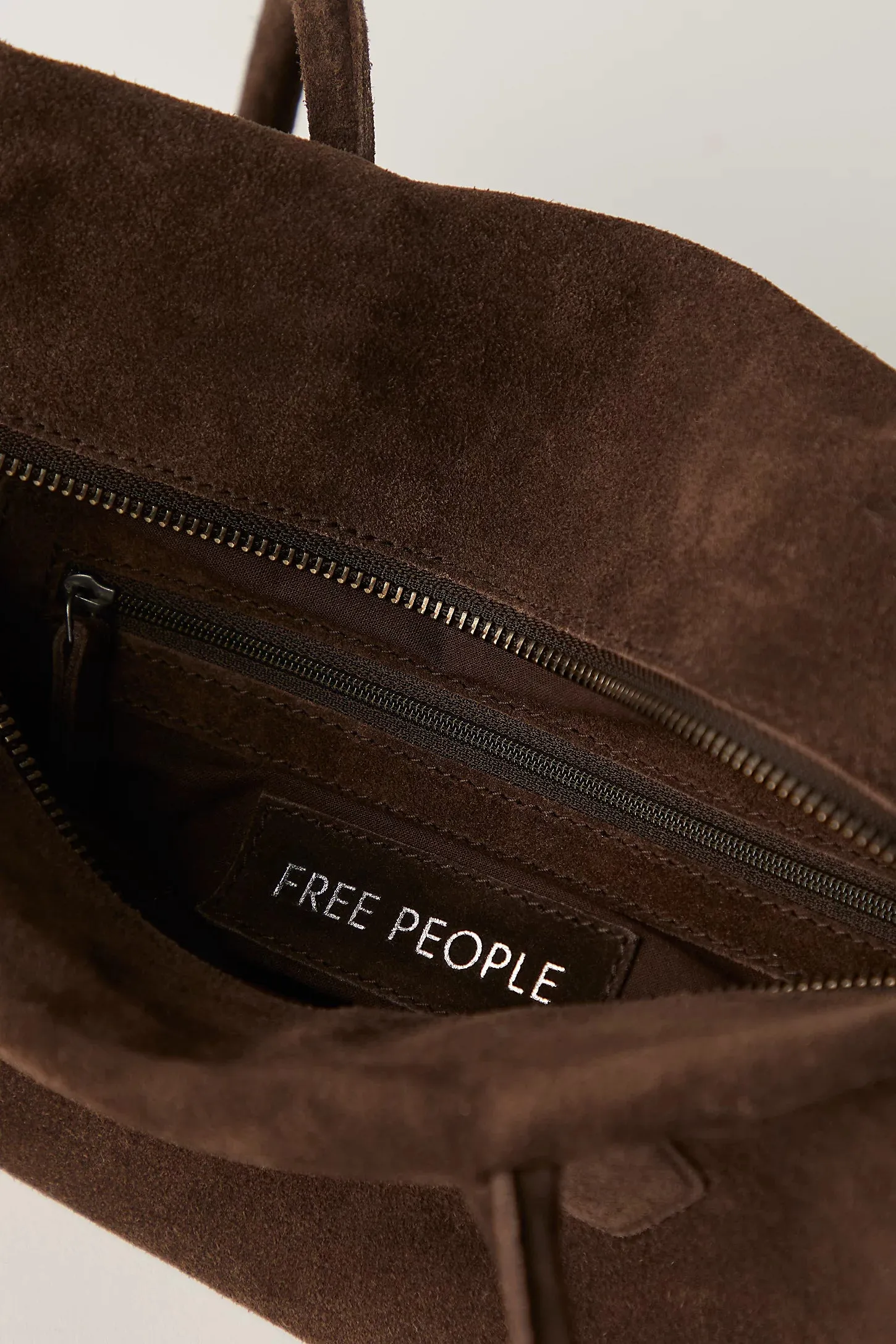 Sierra Suede Shoulder Bag | Chocolate sold by Bella Chic product image thumbnail 4