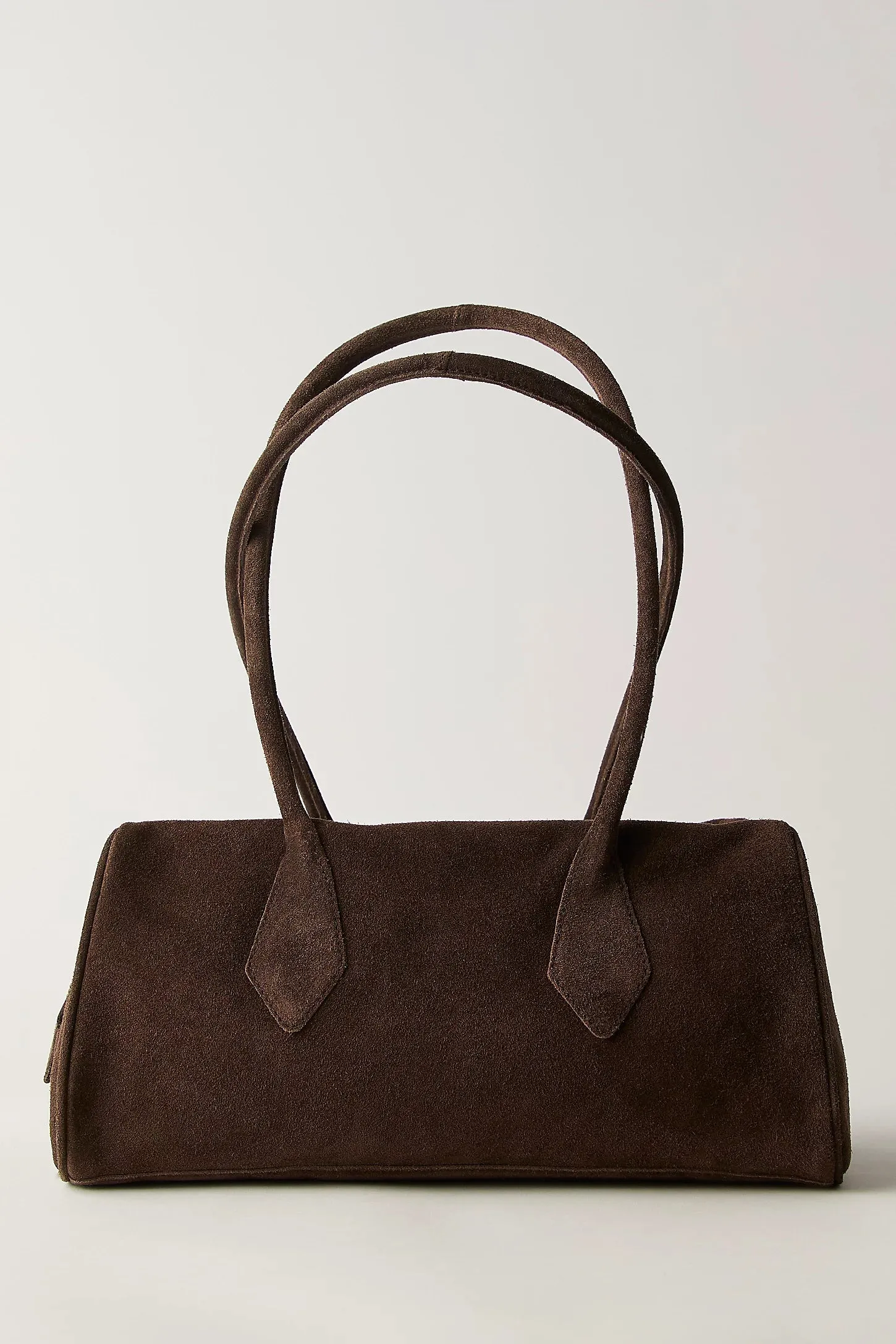 Sierra Suede Shoulder Bag | Chocolate sold by Bella Chic product image thumbnail 2