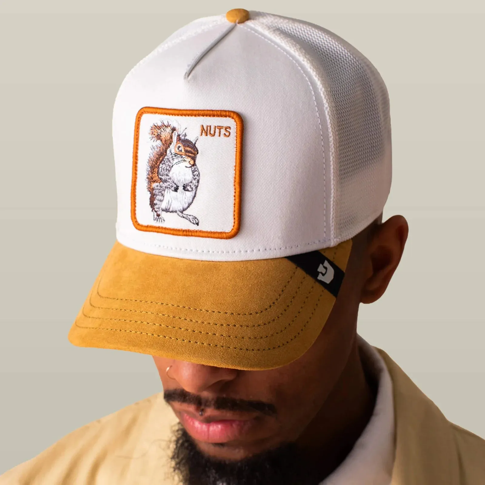 Suede Squirrel Trucker Hat sold by Bella Chic product image thumbnail 2