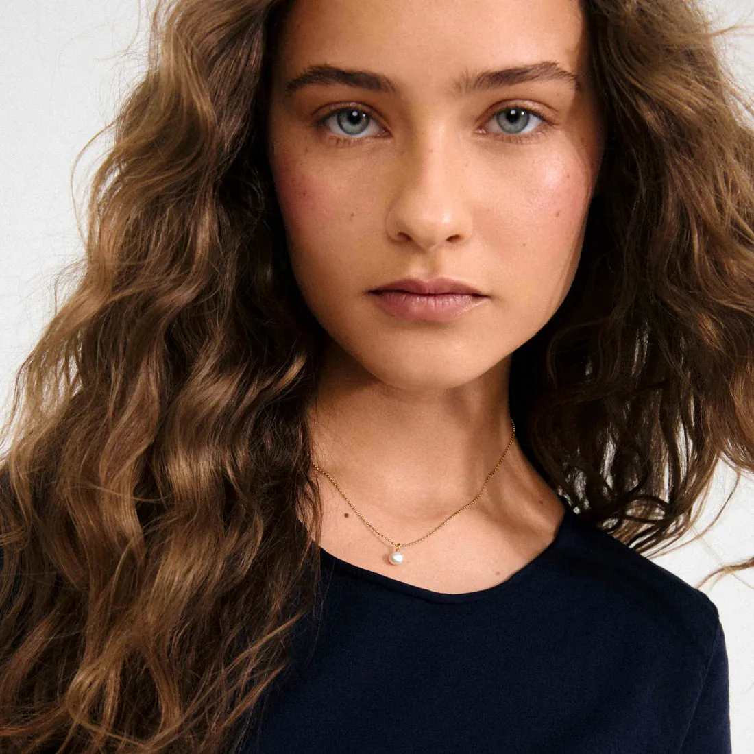 Hadley Recycled Freshwater Pearl Necklace | Gold sold by Bella Chic product image thumbnail 2