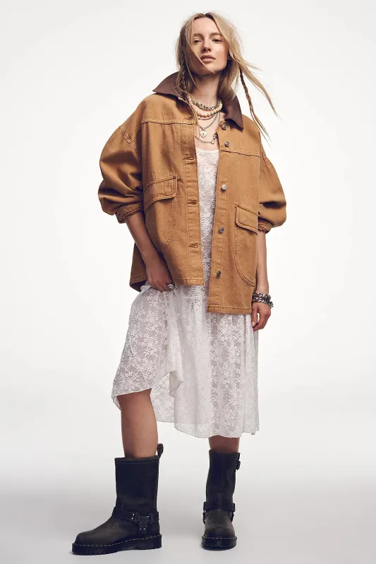 Lemon Denim Jacket | Meerkat made by Free People