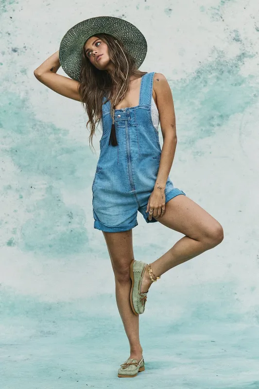 Jude Shortalls | Light Indigo made by Free People