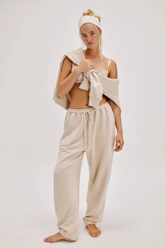 Slow It Down Joggers | Morning Oat sold by Bella Chic