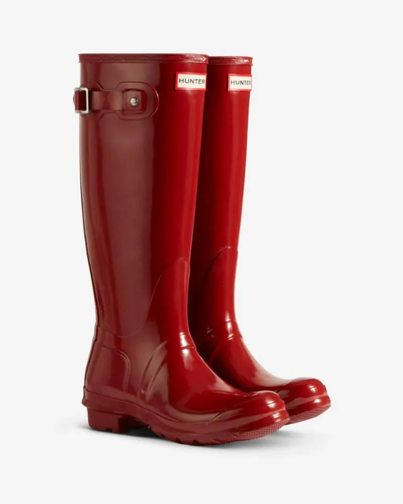 Womens Original Tall Gloss Boot | Military sold by Bella Chic