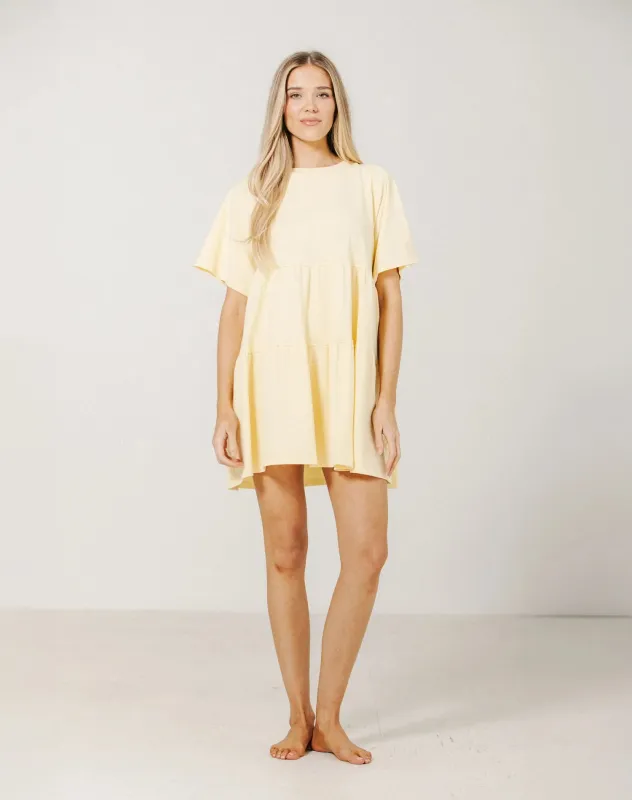 Tiered Dress | Limoncello made by Brunette The Label